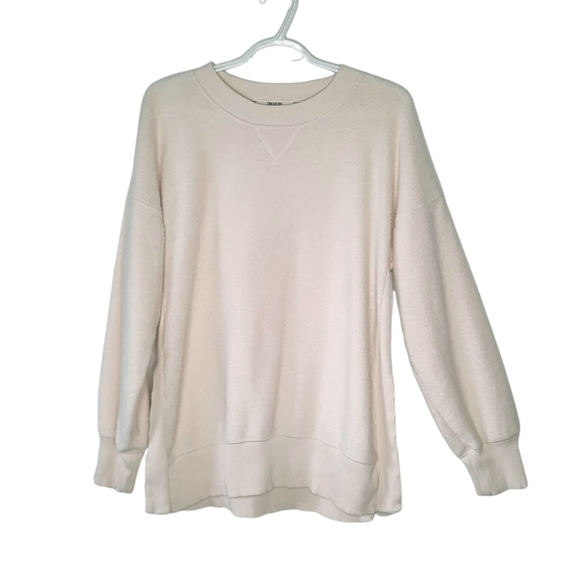 aerie Sweaters - Aerie Chilled Out Good Vibes Oversized Cozy Sweater Cream Color Size M